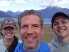 In Patagonia with my dad and sister