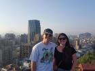 In Santiago, Chile with my sister