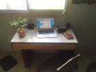 Here's my desk, where I read, write and listen to music
