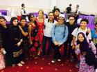 My friends and I celebrate International Night at UMT