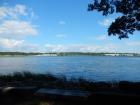 The first sunbeams of spring dance atop Rhode Island's Narragansett River