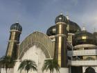 The Crystal Mosque (Masjid Kristal) is a famous mosque located in downtown Kuala Terengganu