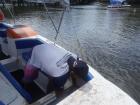 This boat took me to the island of Boipeba
