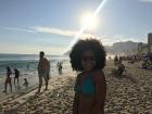 Vic on the famous Ipanema beach