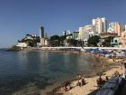 Porto da Barra on a hot day