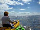 Dad and I kayaking in south Florida