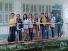 Ms. Hien and a group of our students