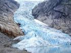 A glacier we came across during a hike