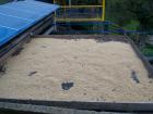 Here the beans lay out to soak up some sun.