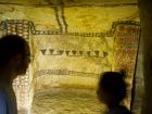 My friends Sophia and Ben were amazed by the cave paintings in Tierradentro. 