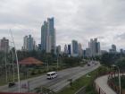 There isn't always traffic in Panama City, but when people are going to and from work, the roads are congested