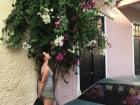 There were lots of flowers to stop and smell in the city