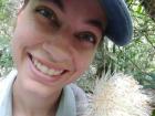 When we retrace the steps of the kinkajous we track, we can see what they've been eating, like these shaving brush flowers