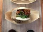 Bao, my favorite international food in Madrid. Similar to a sandwich but with a soft bun.