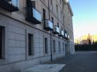 These balconies at the school are modern but still have Madrid architecture influence