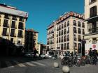 Most of the walking spaces are paved with concrete or cobblestones