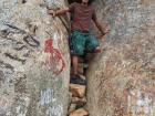 Me inside a huge crack in Gangilonga rock