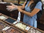 The candy shops in Brazil have many different tasty treats to try