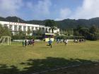 Their favorite past time: playing soccer after school