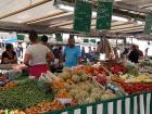 A veggie stand in the Fontainebleau market, where everything is so fresh!