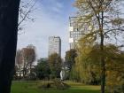 You can see these tall housing buildings right from the park at Choisy-le-Roi