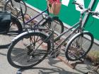 Bikes outside the supermarket