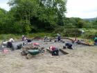 My very first archaeological excavation on the Isle of Man