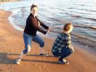 It took a while to get close to my friends Saara and Jouni, but Finns are friends for life!