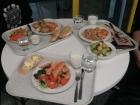 Eating lunch together is more fun than eating alone