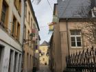 Lovely floating lanterns above the Luxembourg streets