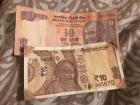 The Indian government issues new designs for the 10-rupee note every couple of years to help prevent the use of fake bills