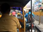 The center of town is always crowded with bikes and autos from all the shoppers