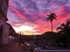 A view of Chinácota, Gabriela's hometown, at sunset