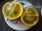Lulo, one of the many new fruits I've tried since arriving to Medellín