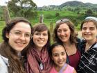My friends and me with Sofia during our visit