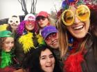 Last year's English Teaching Assistants enjoying Carnaval