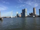 Large waterway in Rotterdam used for trade 