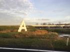 This large 'A' signifies Almere