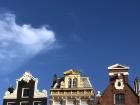 The tops of canal houses