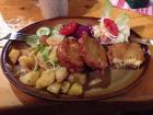 Fried Cheese and potatoes - another cheesy traditional meal