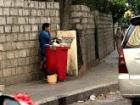Another pani puri stall on the streets of Bengaluru