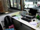 Hema's desk where she does most of her work