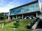 The lab building that Hema works in
