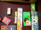 Some of the fireworks we set off for Diwali