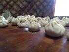 We learned to make these dumplings with a nomadic family.
