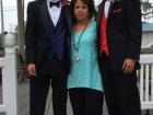 My brother Lorenzo and I with our grandmother before Senior Prom