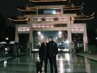 A photo of me and my roommate when we visited China
