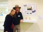 My Cypriot advisor and I with my touchable exhibit
