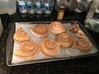 Not bad for our first time baking tahini pies!