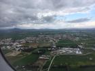 From flying over lush, green Cyprus...